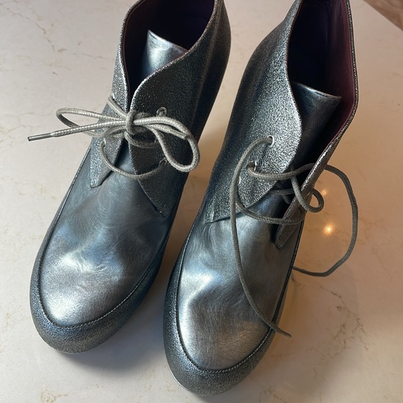 Chanel Silver Gray Boots - Picture 7 of 14